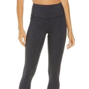 Zella Live In High Waist Pocket 7/8 Leggings- Grey Odyssey Crossdye